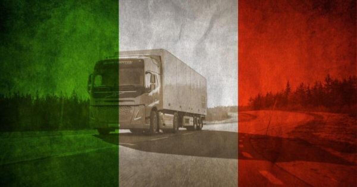 An HGV driving ban in Italy connected with a holiday driving ban in Austria