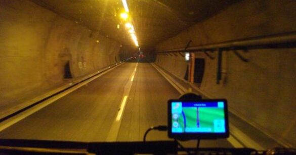 Maintenance operations in the Fréjus Tunnel