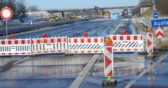Major disruptions ahead in Germany – A2 motorway closed, A4 with night closures